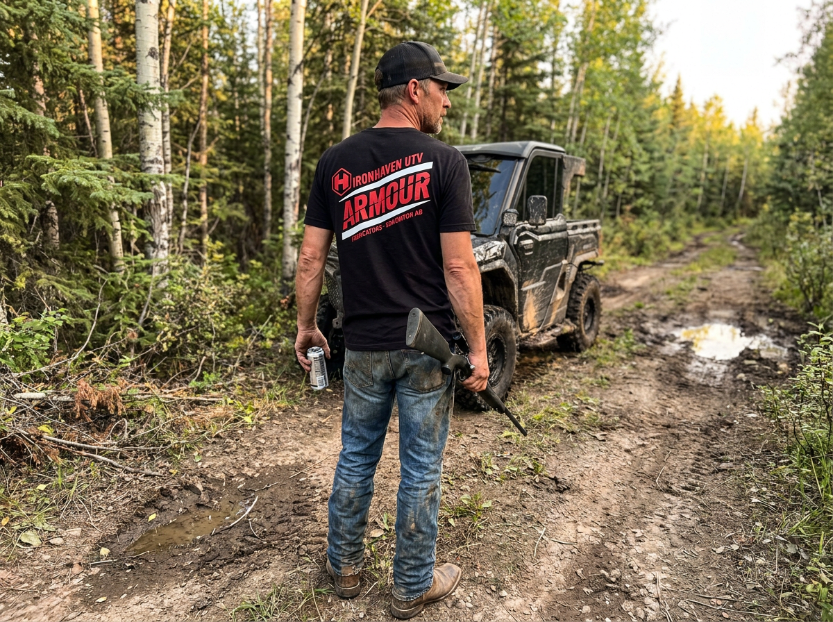 The Armour Tee by IronHaven Fabricators — Moisture-Wicking Heavy-Duty Shopwear