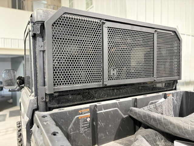 CF MOTO U10 Big Game Headache Rack — Work-ready side profile and heavy-gauge structural steel
