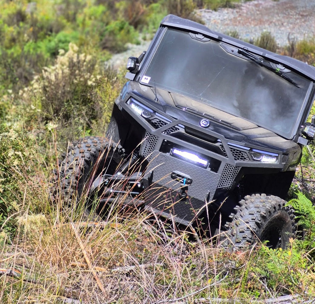 CF MOTO U10 Big Boy Front Bumper — Heavy-duty Canadian steel UTV armor by IronHaven Fabricators Edmonton