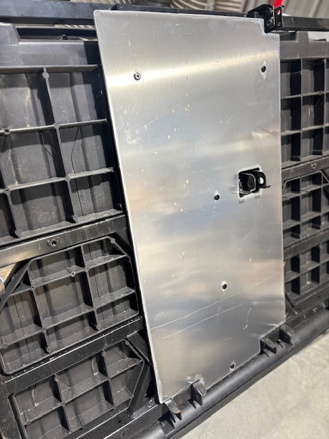 Aluminum Heat Shield for CF MOTO U10 — made in Edmonton, Alberta