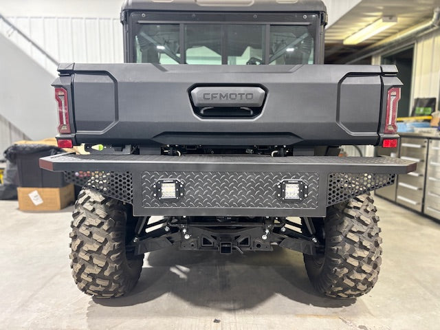 CF MOTO U10 Big Boy Rear Bumper — full steel profile, made in Canada