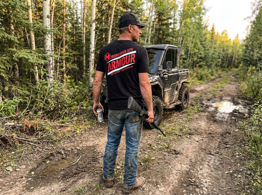 The Armour Tee by IronHaven Fabricators — Moisture-Wicking Heavy-Duty Shopwear